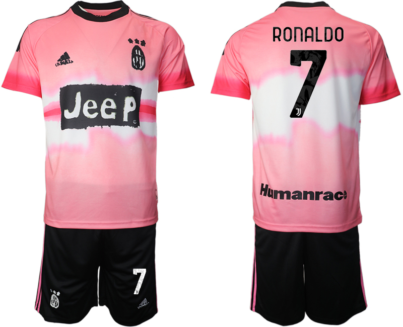 Men 2021 Juventus adidas Human Race #7 soccer jerseys->juventus jersey->Soccer Club Jersey